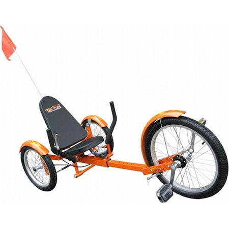 Triton Mobo  Pro  Ultimate Three-Wheeled Cruiser - Orange TR23426